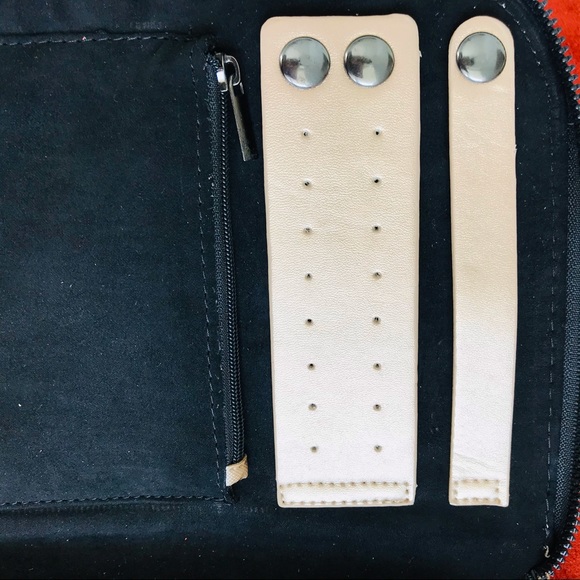 SALE! H by HALSTON New Faux Leather JEWELRY PORTFOLIO - Picture 8 of 12